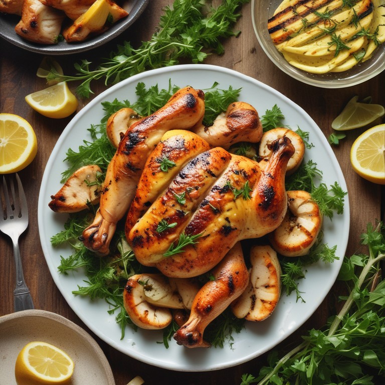 Pollo a la Parrilla con Limón y Hierbas - Mr. Cook