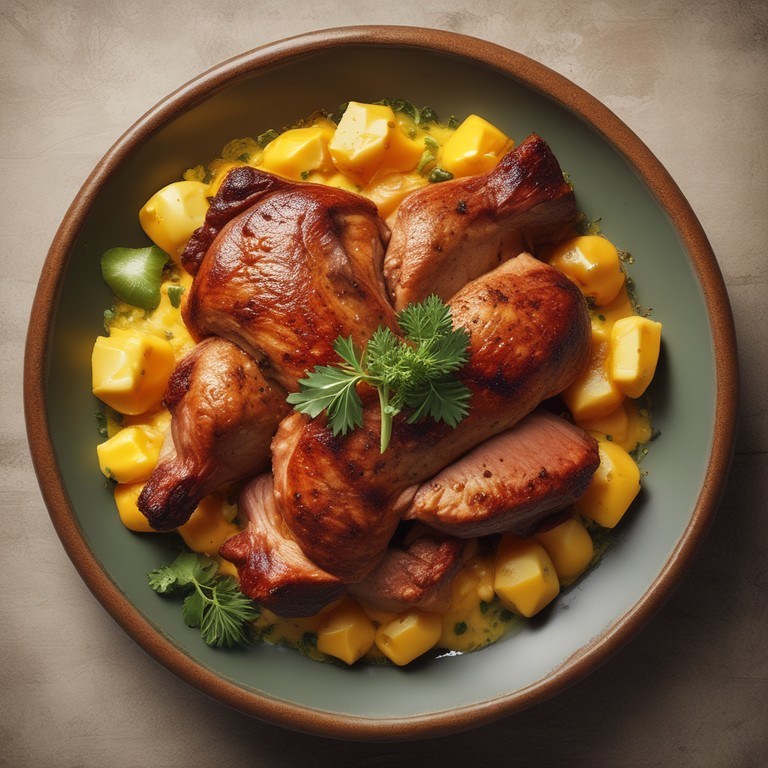 Coxa e Sobrecoxa de Frango Assadas