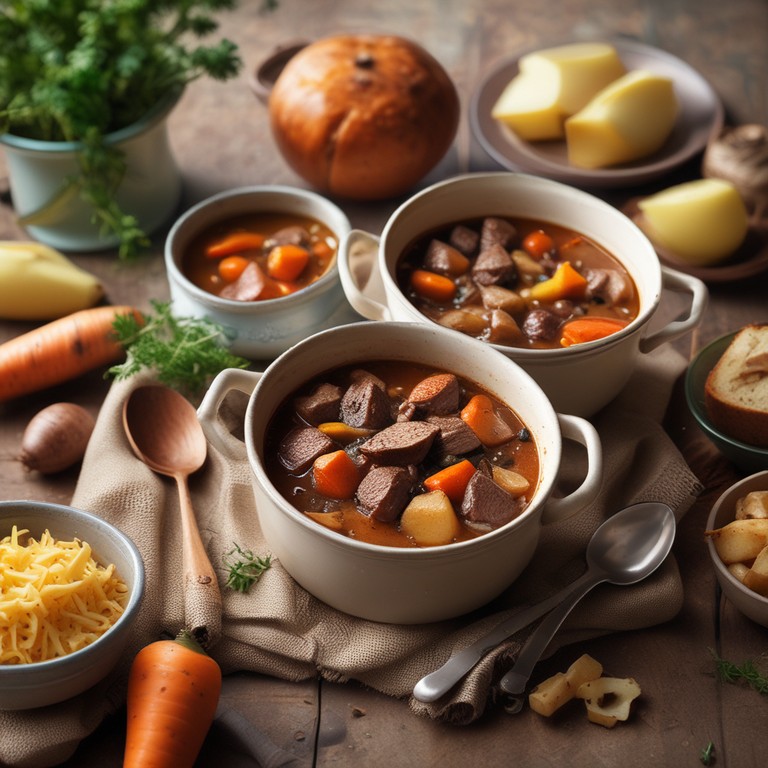 Savory Beef Stew with Root Vegetables