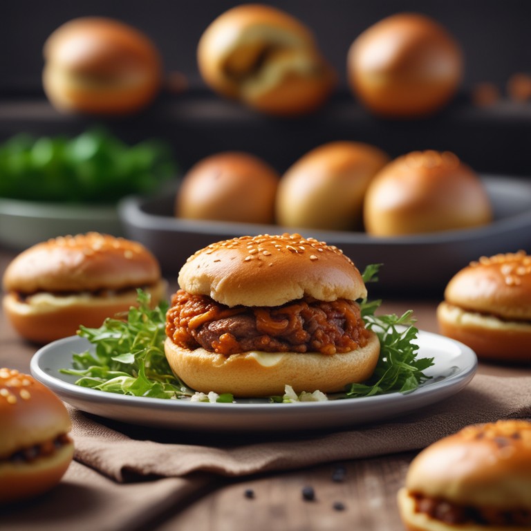Cheesy Mince Stuffed Buns