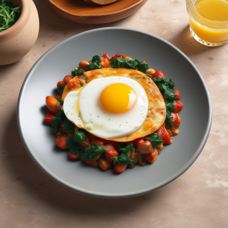 Revuelto de Espinacas con Huevos