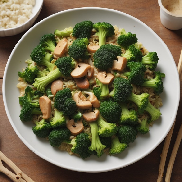 Spicy Mushroom Broccoli Rice
