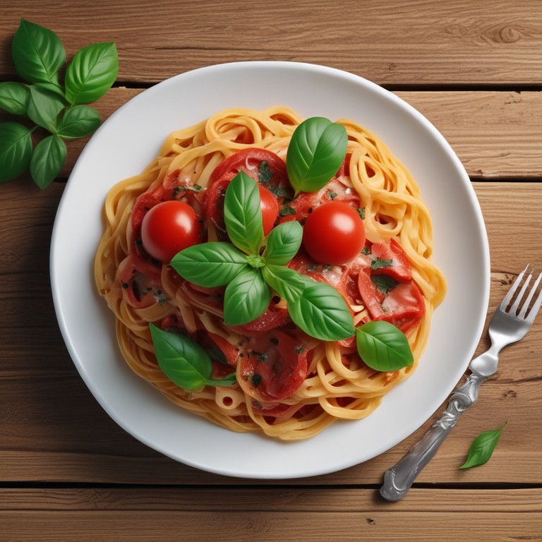 Easy-to-Make Tomato Basil Pasta