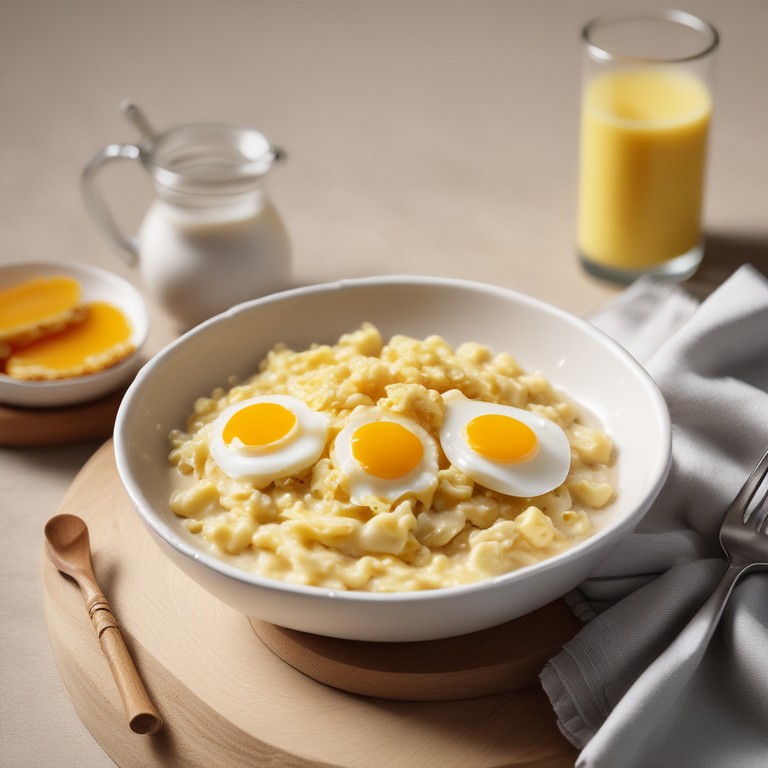 Honey Egg Oatmeal