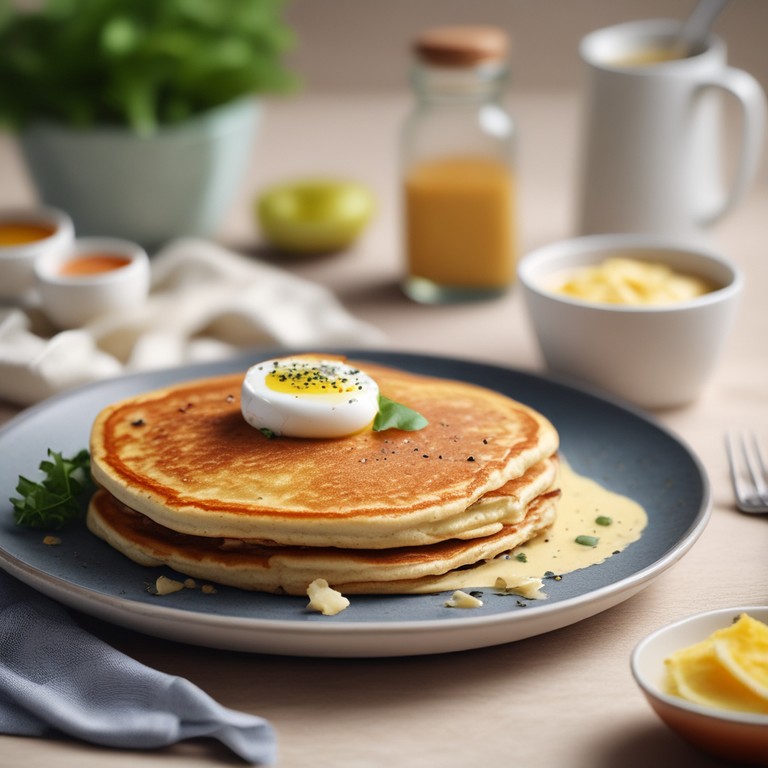 Thunfisch-Eier Pfannkuchen