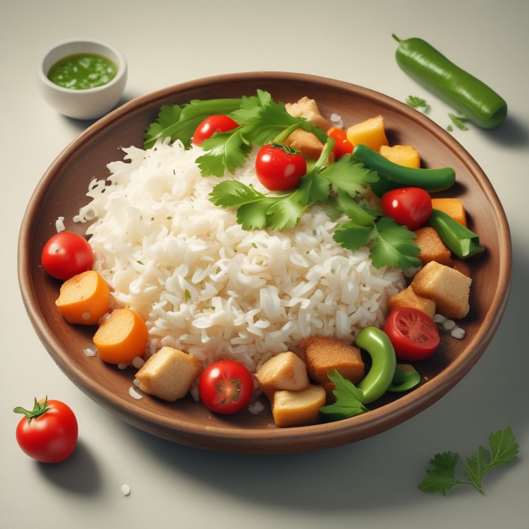 Soya Chunks Rice