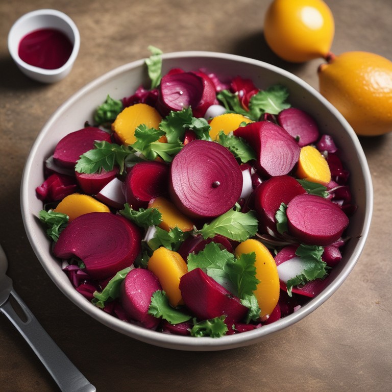Beetroot Salad with Citrus Dressing