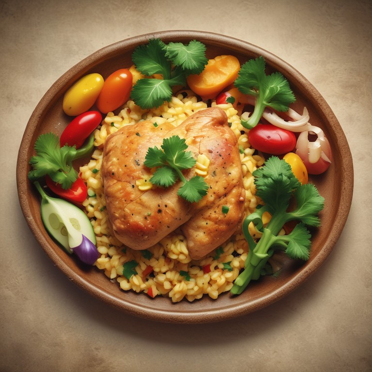 Plato de Arroz con Pollo