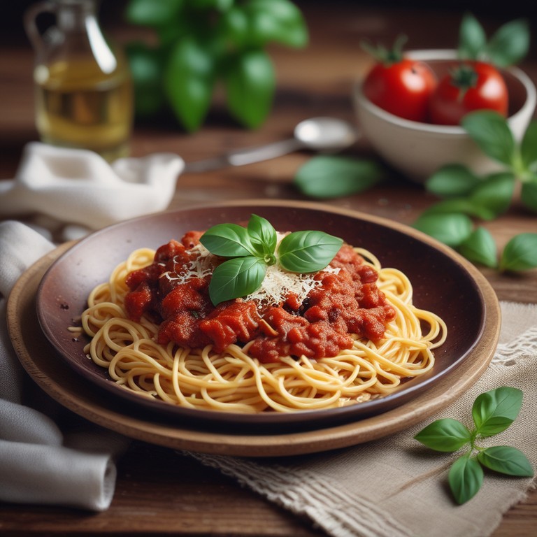 Macarrão com Molho de Tomate