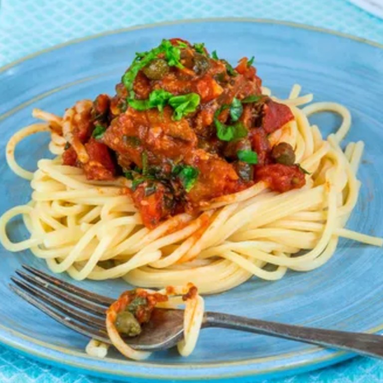 Sardinen-Sauce zu Spaghetti