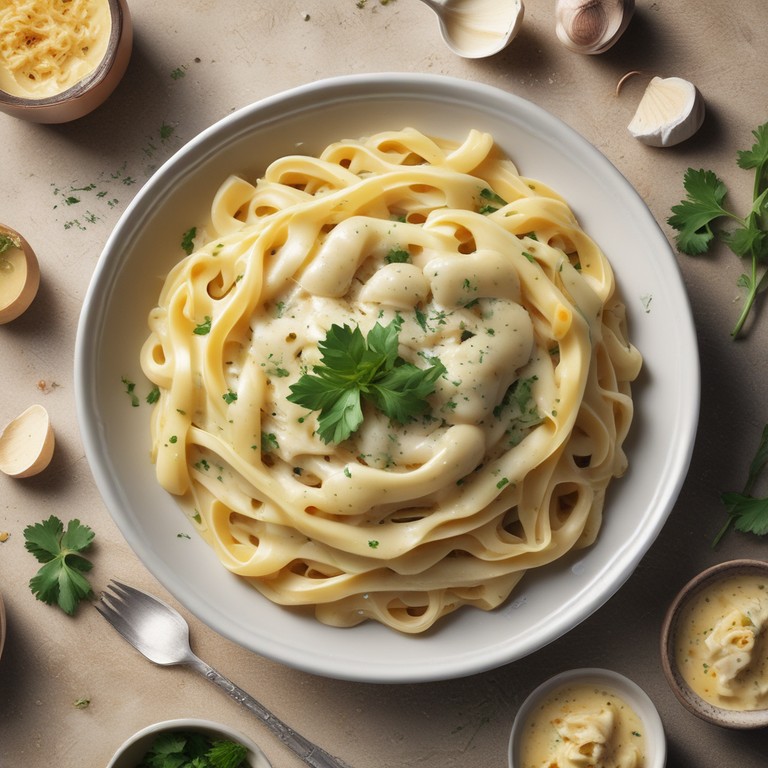 Creamy Garlic Parmesan Pasta