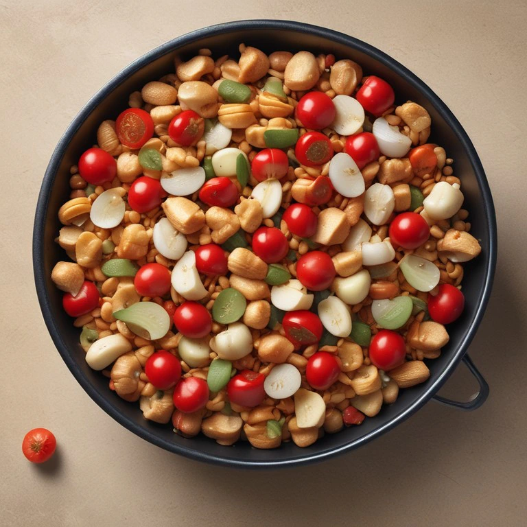 Spiced Onion Tomato Groundnut Mix - Mr. Cook
