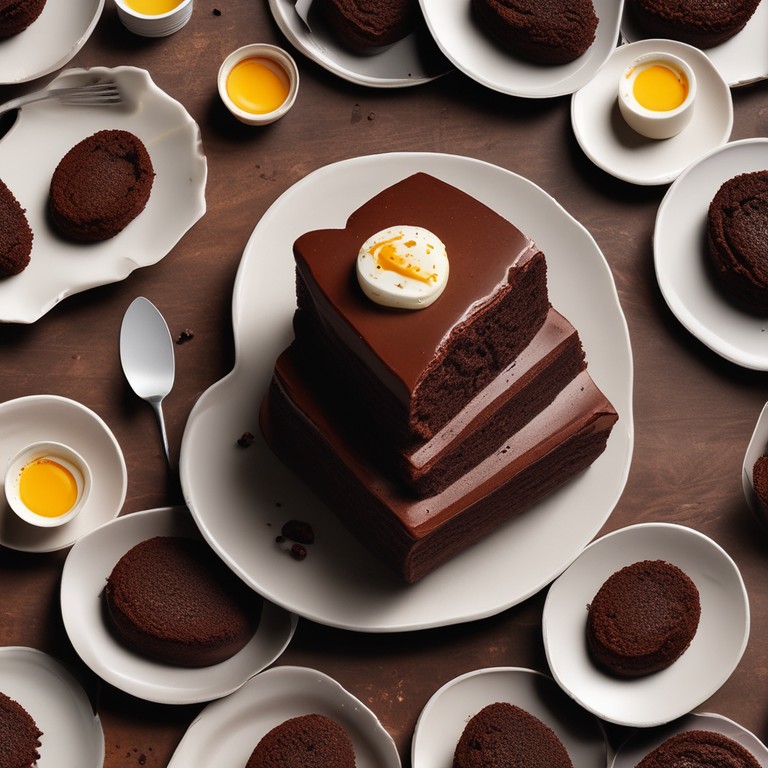 Decadent Chocolate Egg Cake