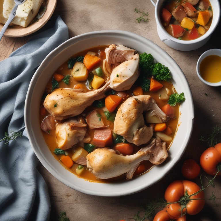 Brazilian Chicken Stew with Root Vegetables