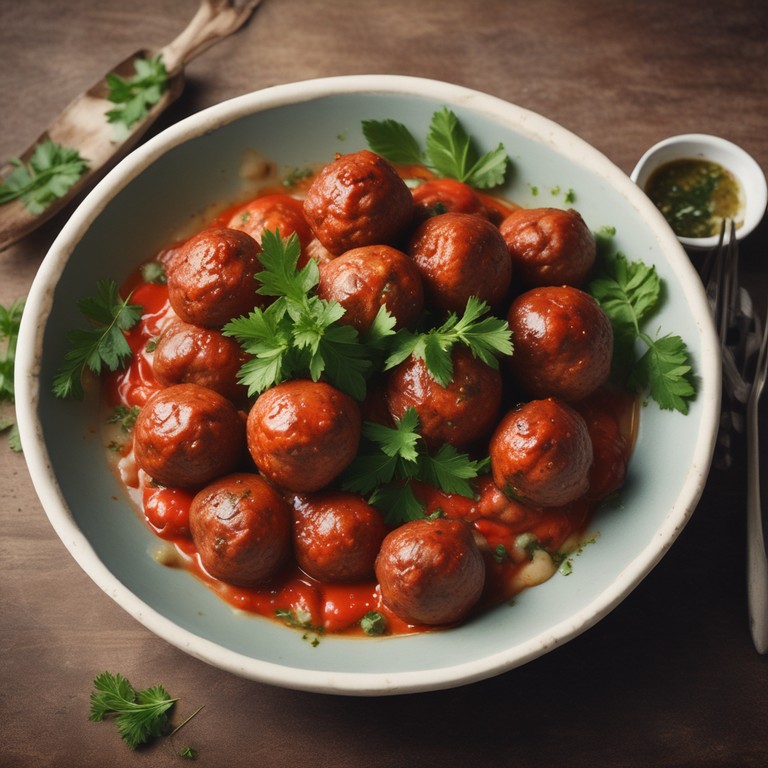 Almondegas de Mandioca com Molho de Tomate