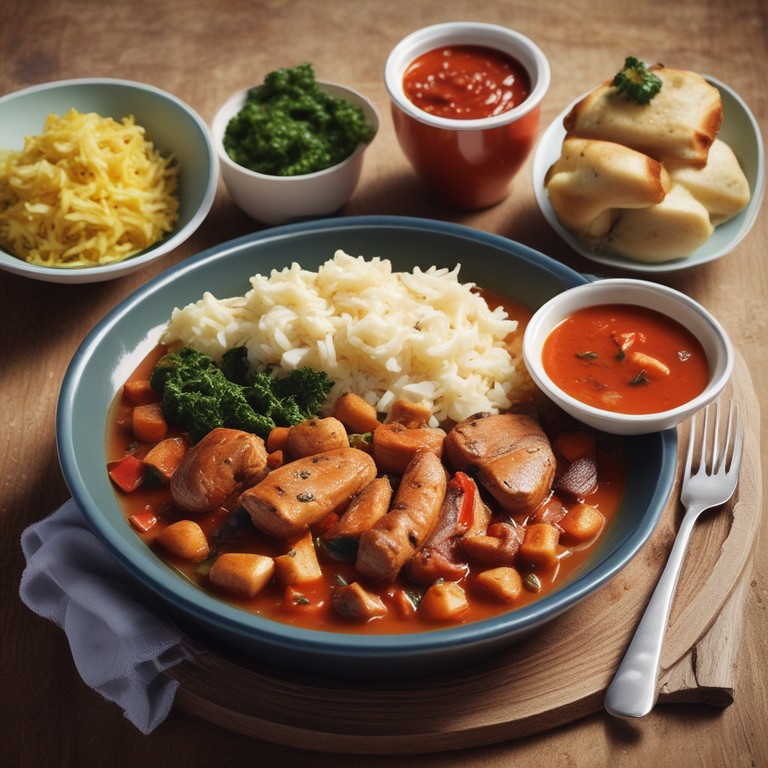 Cozido de Peixe com Arroz e Molho de Tomate