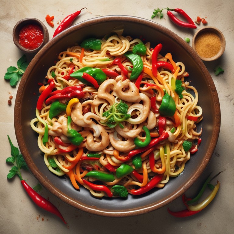 Spicy Asian Noodle Stir-Fry