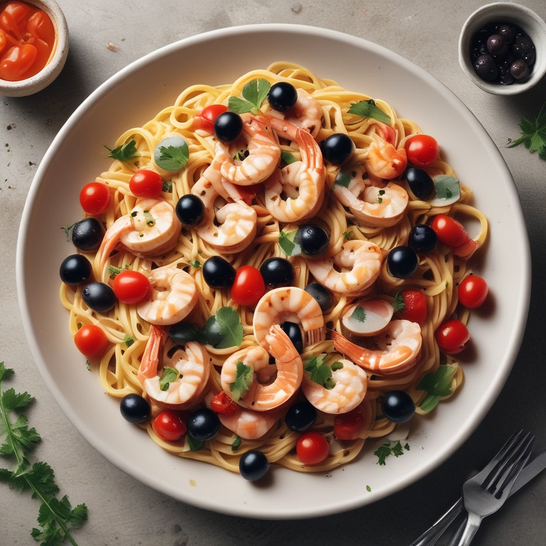 Seafood Linguine Delight