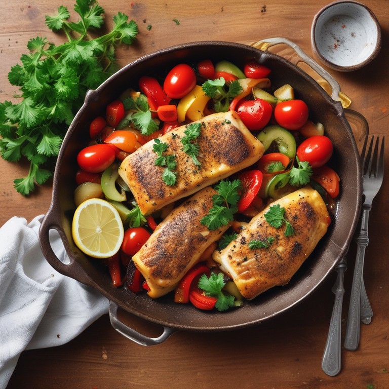 Poisson Épicé aux Légumes