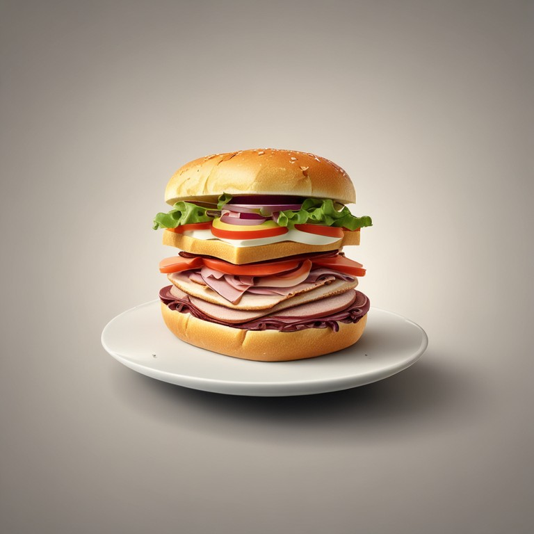 Rouleau de Sandwich pour Concept Coffee Shop