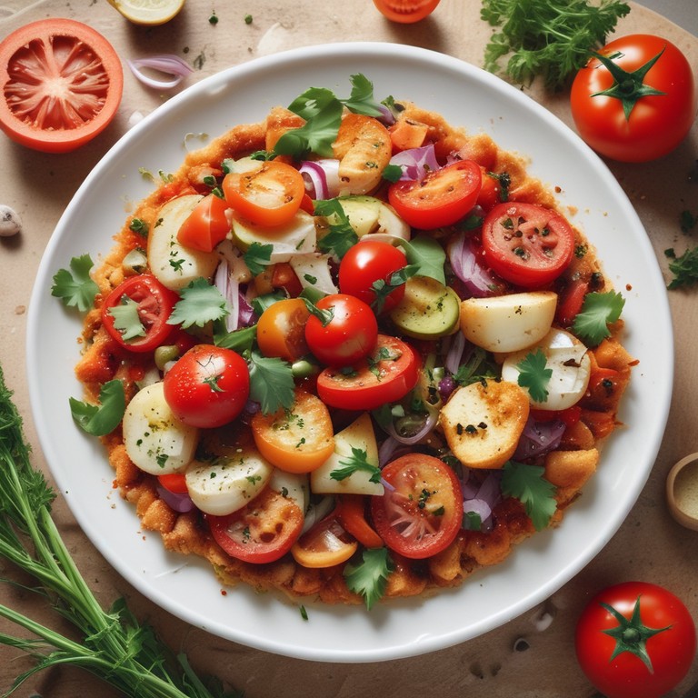 Mouthwatering Veggie Bruschetta