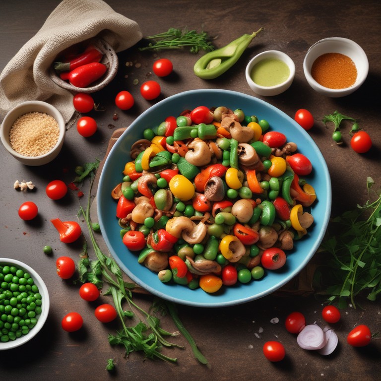 Colorful Veggie Stir-Fry with Protein