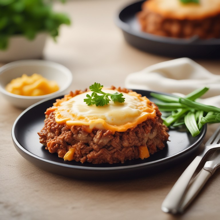 Escondidinho de Carne Moída e Frango