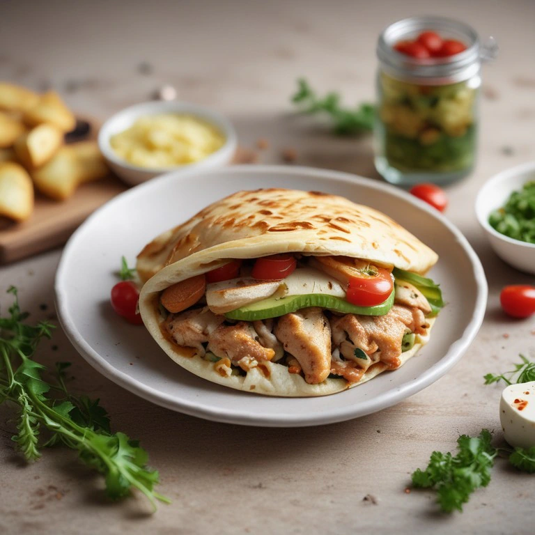 Mediterranean Chicken Pita Pocket