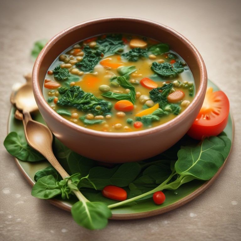 Sopa de Lentejas y Espinacas para Combatir la Anemia