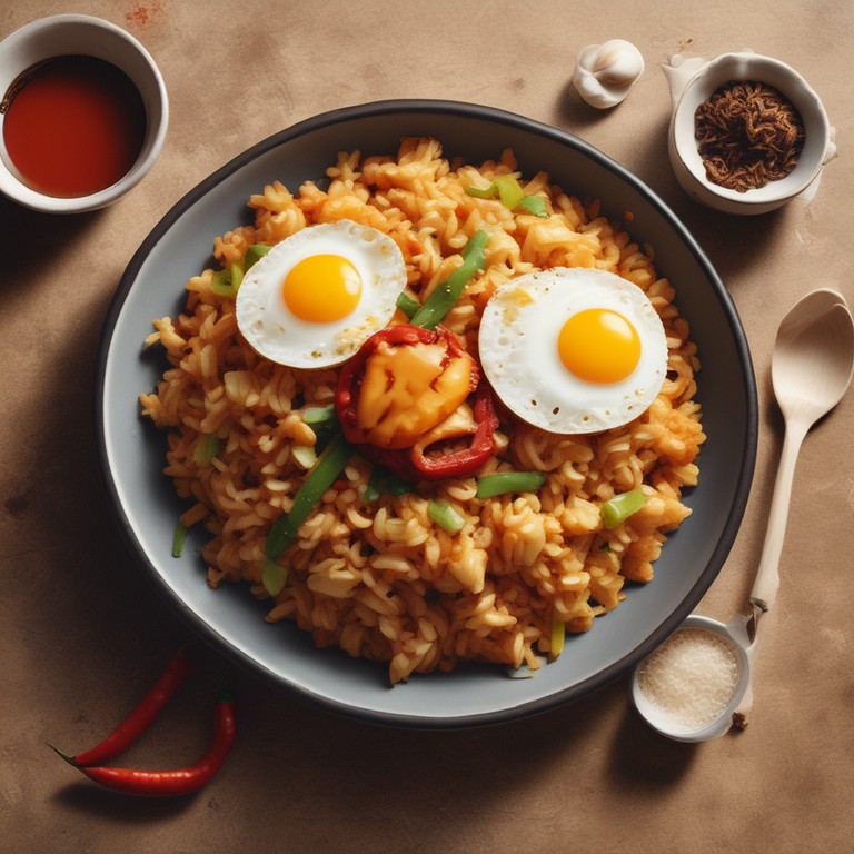 Spicy Soy Sauce Fried Rice with Eggs