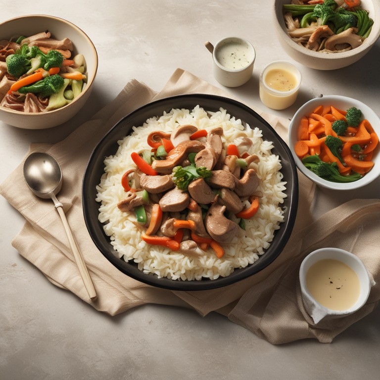 Creamy Mushroom Pork Stir-Fry