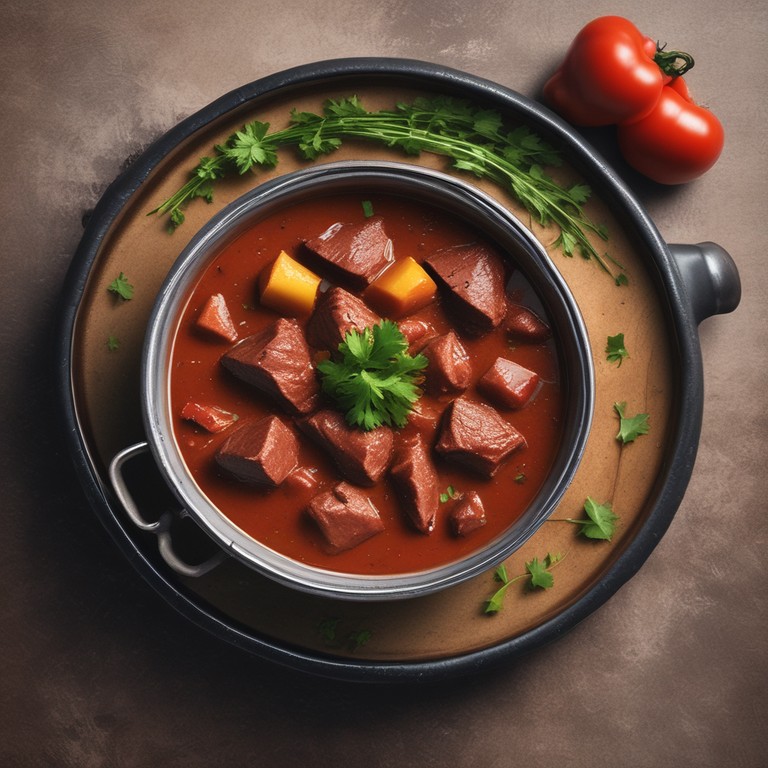 Carne de Panela com Molho de Tomate e Temperos