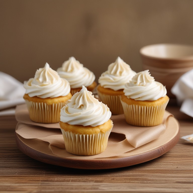 Vanilla Cupcakes With Vanilla Frosting - Mr. Cook