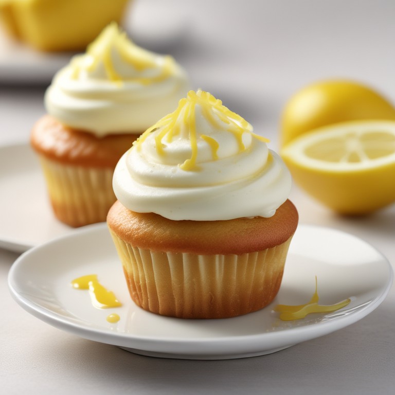 Lemon Cupcakes with a Lemon Glaze