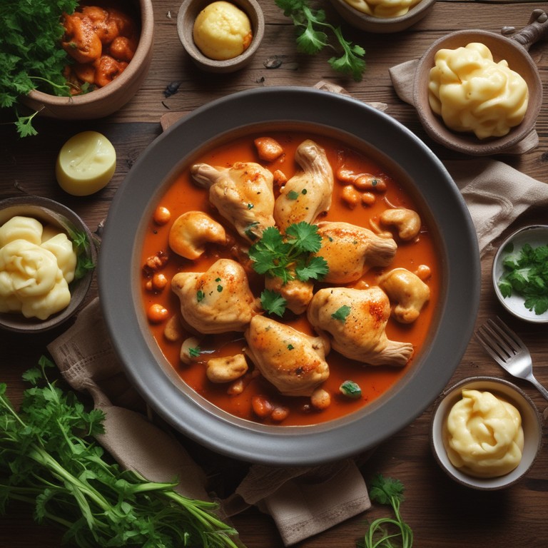 Chicken Paprikash with Dumplings - Mr. Cook