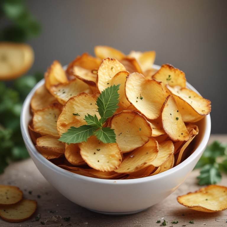 Crispy Homemade Potato Chips
