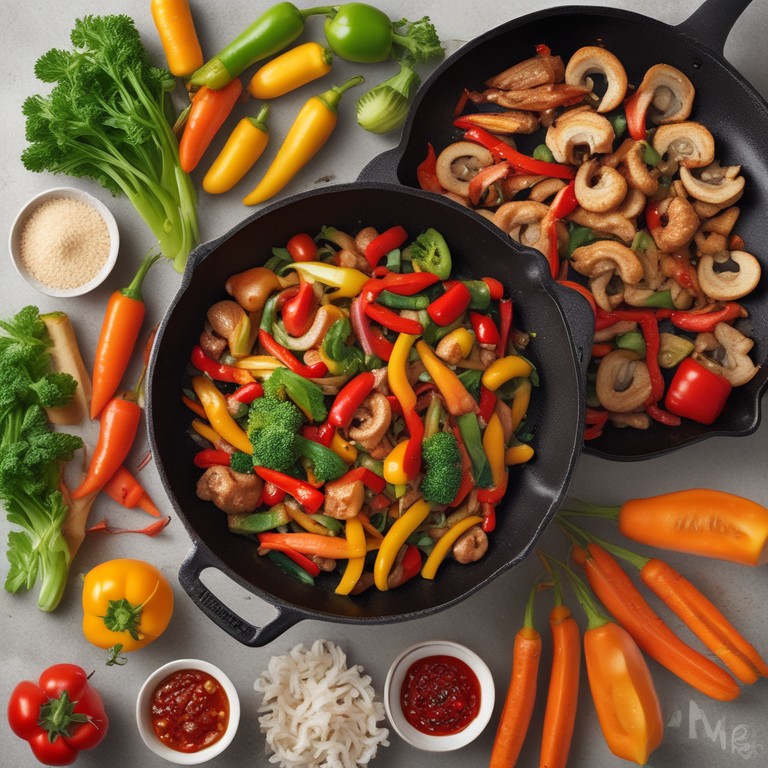 Colorful Capsicum and Carrot Stir-Fry