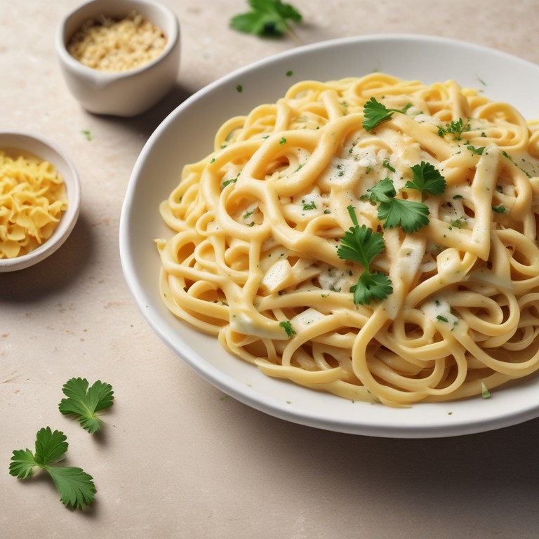 Creamy Garlic Ginger Pasta