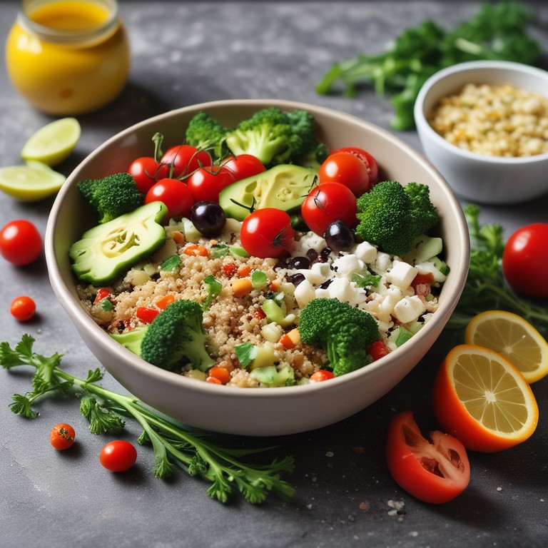Protein-Packed Low Carb Veggie Bowl