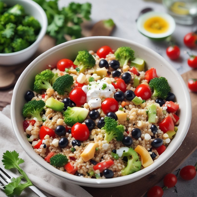 Protein-Packed Low Carb Veggie Bowl