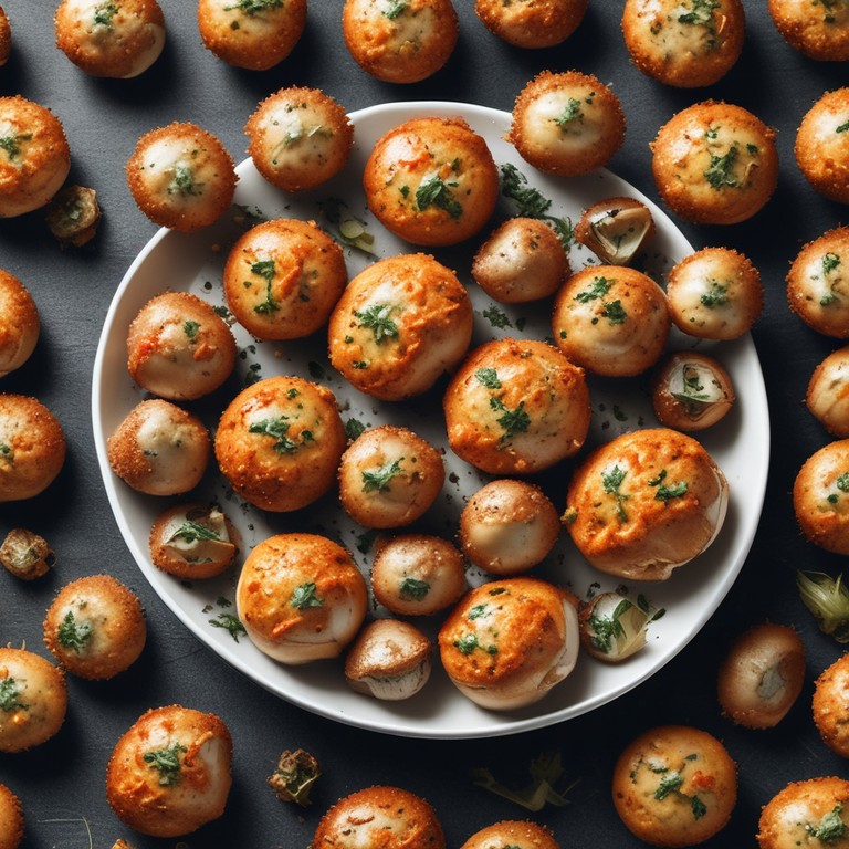 Air Fryer Crab Stuffed Mushrooms