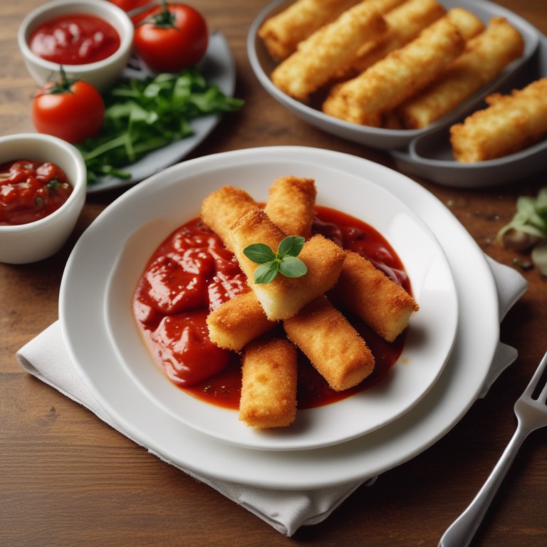Crispy Mozzarella Cheese Sticks