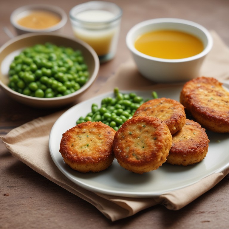 Potato and Pea Rissoles