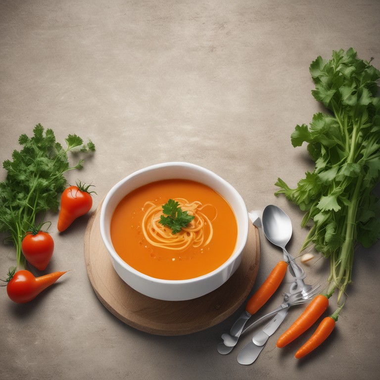 Vegetarian Carrot Tomato Soup