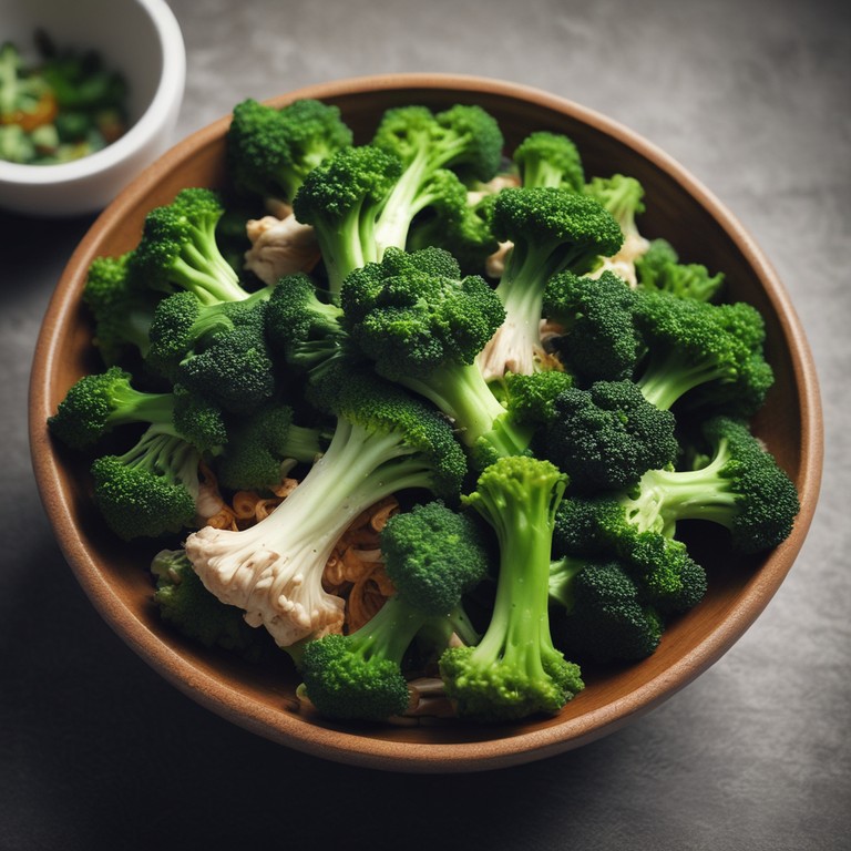 Asiatischer Brokkoli mit Knoblauch und Sojasauce