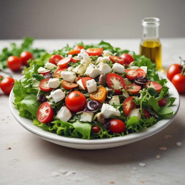 Salade Méditerranéenne aux Courgettes