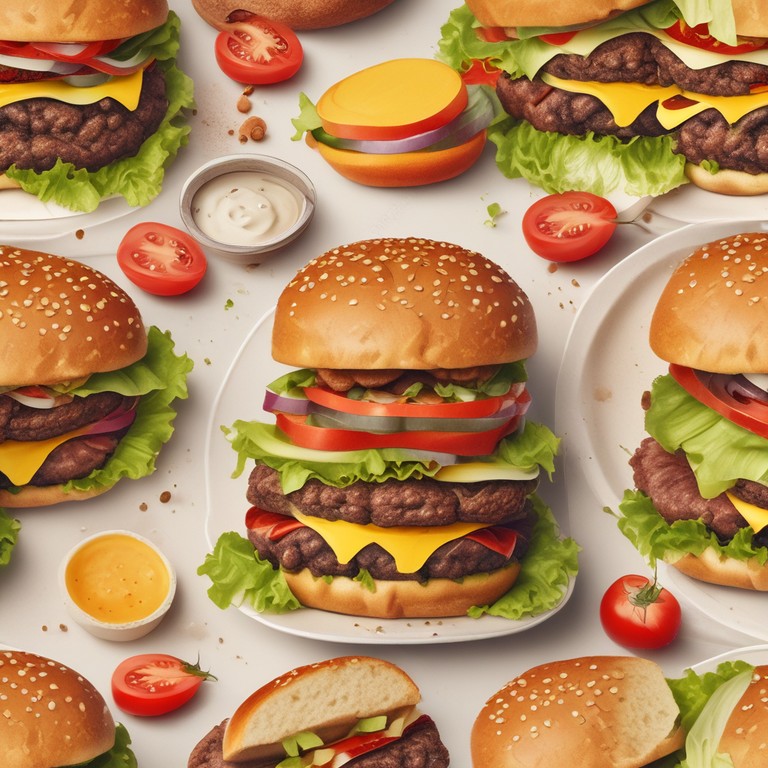 Hamburguesas Jugosas y Sabrosas