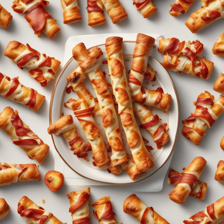 Ultimate Cheesy Bacon Breadsticks