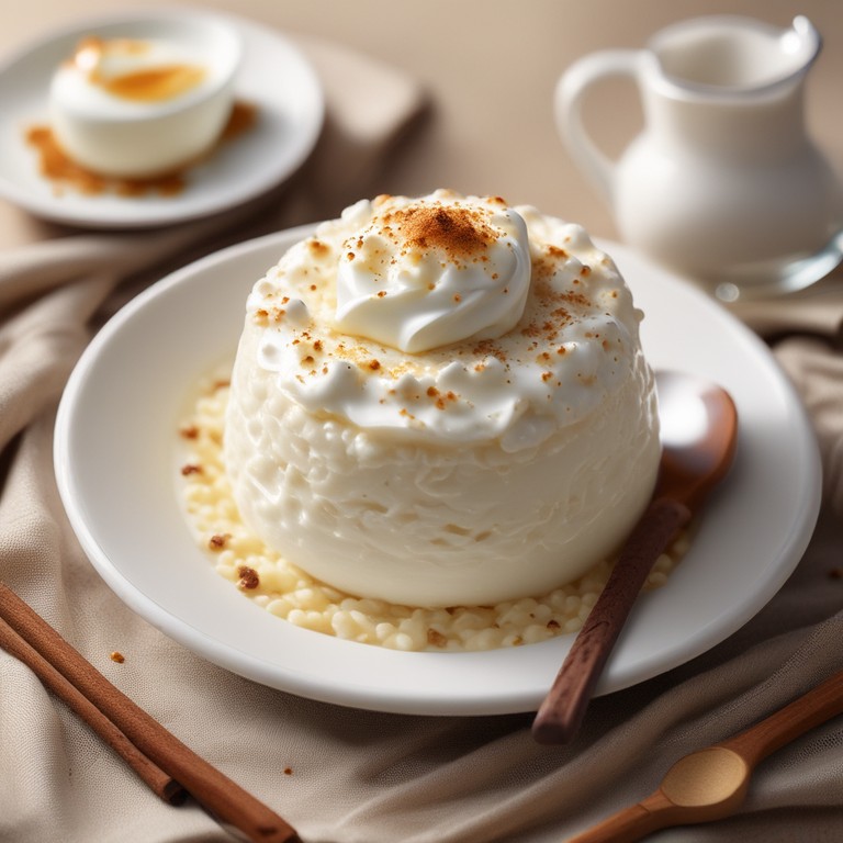 Whipped Cream Rice Pudding
