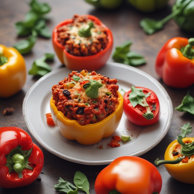 Mediterranean Stuffed Bell Peppers